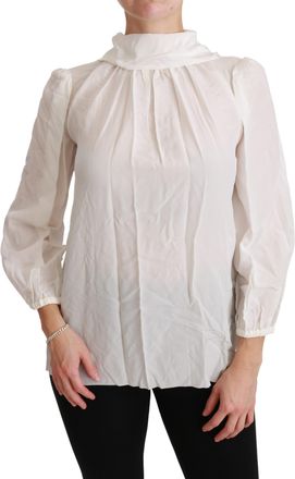 Dolce & Gabbana Witte Coline Blouse Zijde Top
