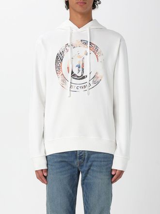 Just Cavalli Felpa con cappuccio Just Cavalli in cotone con logo