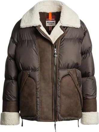 Parajumpers Chyna Short Puffer - Dames - Jassen - Bruin - Maat: M Zijde