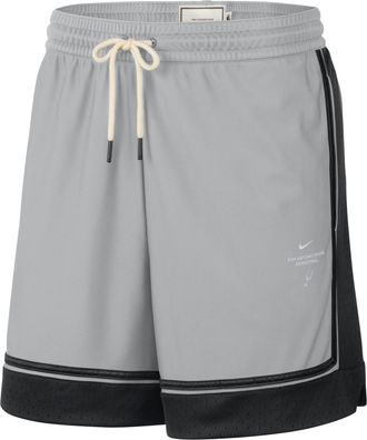 Nike Mens San Antonio Spurs Standard Issue 6 Basketball Shorts in Grey | IQ1843-007