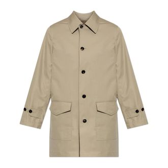 Burberry Meadowbank Coat - Heren - Mantel - Beige - S - Katoen - Jassen