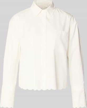 Max Mara Oversized Hemdbluse aus reiner Baumwolle Modell NEUTRO in Weiss, Gr&ouml;&szlig;e 34