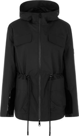 Marc Cain Outdoor Jack met Trekkoord - Dames - Zomerjassen - Zwart - XL - Polyester - Jassen