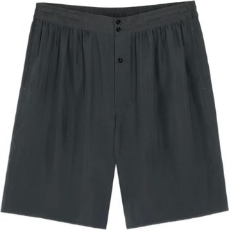 Christophe Lemaire Shorts con vita elasticizzata - Grigio