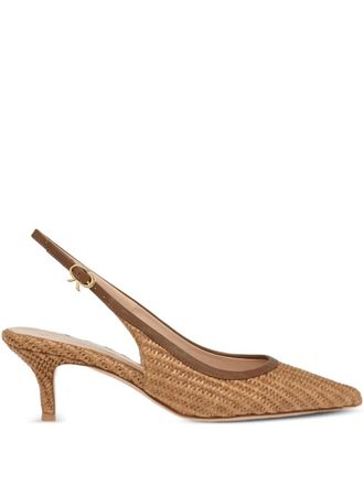 Gianvito Rossi Minorca pointed pumps - Brown