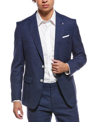 HUGO BOSS Hutson Slim Fit Wool Blazer