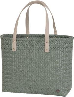 Handed By Faye Recycled Plastic Shopper in Sage Green at Nordstrom, Size Medium
