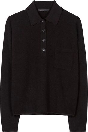 Luisa Cerano Polo de Mezcla de Cachemira - Tops - Mujer - Marr&oacute;n - 2XL