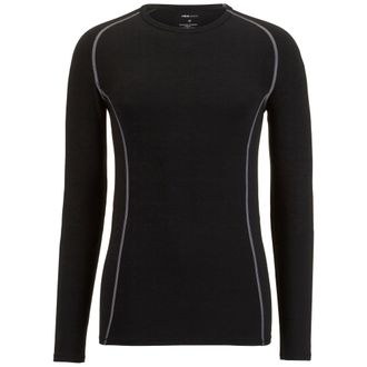 Isa Rundhalsshirt ISA BODYWEAR 320103, Herren, Gr. XXL, schwarz (0013), Single Jersey, Obermaterial: 76% Schurwolle, 19% Polyamid, 5% Elasthan, unifarben,