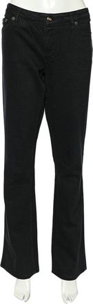 Just Cavalli Black Denim Straight Leg Jeans