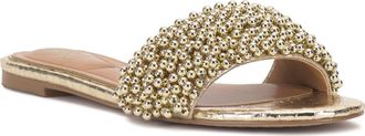 Vince Camuto Balea Slide Sandal in Gold at Nordstrom, Size 6