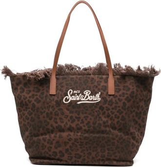 MC2 Saint Barth City Bag Fringe - Dames - Shoppers - Bruin - ONE Size - Tassen
