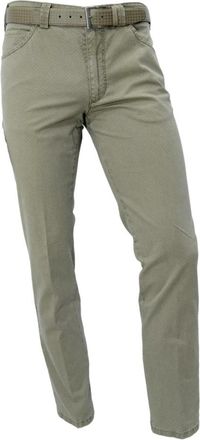 Meyer Pantalone 1-5019/24 - Heren - Slim Fit Jeans - Groen - M - Jeans