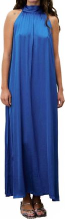 FRNCH Auberya Maxi Dress In Azure Blue