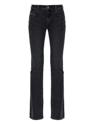 Diesel Black Slim Mid Rise Jeans