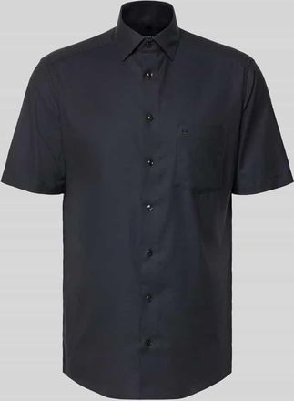 Olymp Regular Fit Business-Hemd mit Kentkragen in Black, Gr&ouml;&szlig;e 39