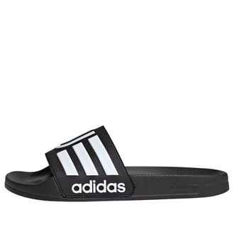 adidas Adilette Shower Juventus Slides Black White JS4862