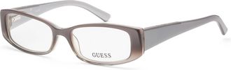 Guess Womens Rectangle Glasses In Grey