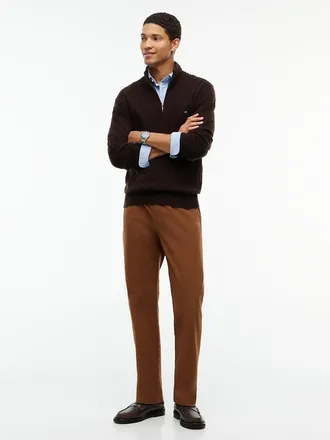 Tommy Hilfiger Mens Stretch Cotton Pant - Pecan Nut - XXL