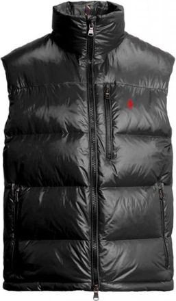 Ralph Lauren Gorham Glossed Down Vest - Heren - Bodywarmers - Zwart - XL - Nylon - Jassen