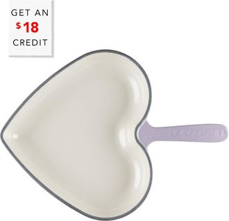 LE CREUSET Traditional Provence Heart Skillet With $18 Credit