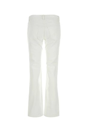Palm Angels Whiteoffwhite Exterior: Cotton Jean