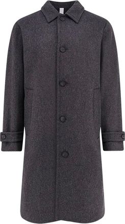 Hev&ograve; Abrigo de un solo bot&oacute;n - Coats - Hombre - Gris - 2XL