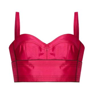 Tory Burch Top Fuxia - female - Tory Burch - Sleeveless Tops - Pink - XS - Tops