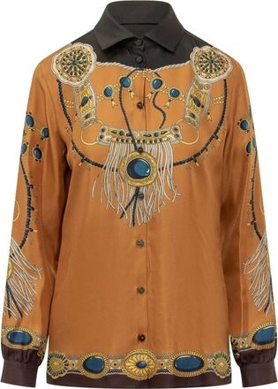 Etro Donna, Camicette, Marrone, M, new