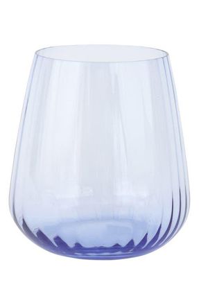 Vietri Francesca Double Old Fashioned Glass in Blue at Nordstrom