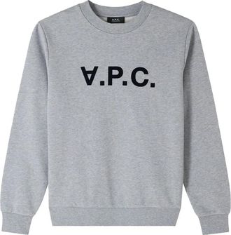 A.P.C. C0Hbm M27907 TPI Sweatshirt - Heren - Sweatshirts - Grijs - S - Katoen - Hoodies & sweatvesten