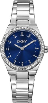 DKNY Essential Glitz Bracelet Watch, 30mm in Dark Blue at Nordstrom