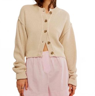 Free People Lila Cardigan In Cream