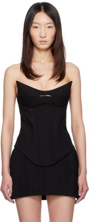 トップス MAISON MARGIELA Draped-panel bustier top Maison Margiela Silk top | Women's Clothing | Vitkac