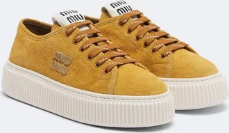 Miu Miu Suede platform sneakers