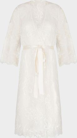 Lise Charmel Scalloped Floral Lace Robe