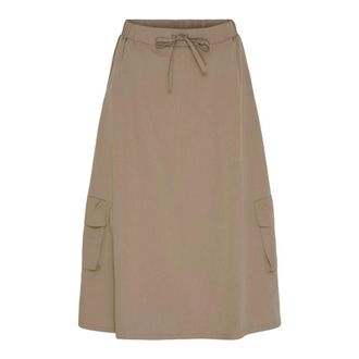 Notyz Gonna Midi Cargo - - Skirts - Donna - Beige - M