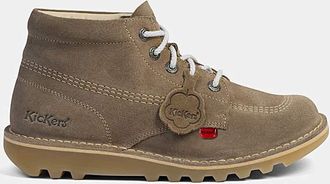 Kickers Kick Hi Suede Shoes