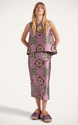 La DoubleJ La Scala Top in Nucleus Dusty Pink at Nordstrom, Size X-Large