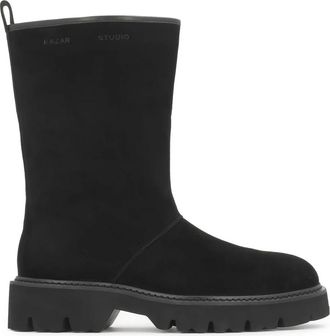 Kazar Su&egrave;de Snowboots - Heren - Enkellaarsjes - Zwart - 43 EU - Su&egrave;de - Schoenen