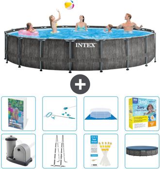 Intex Piscina Prism Frame Redonda - 549x122 Cm - 9-piezas S550