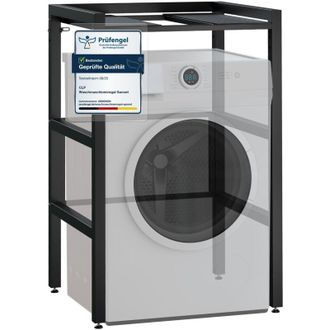 Clp Clp - Estante Para Lavadora Gannet Negro