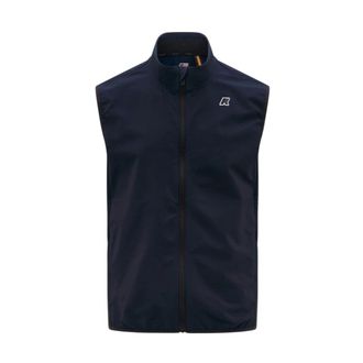 K-Way K-Way, Vests, male, Blue, Size: 3XL Flaner Travel Fleece Vest
