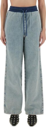 Moschino Denim Loose High Rise Jeans