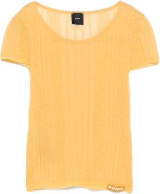 Pinko T-shirt Tambora - Giallo