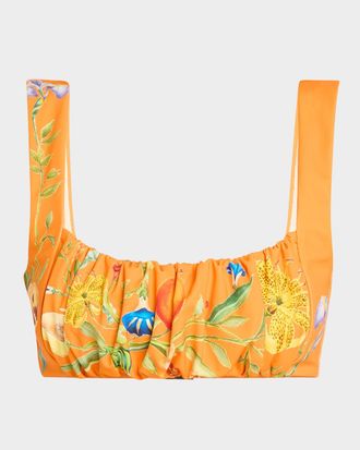 Alemais Flores Balconette Bikini Top