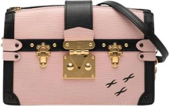 Louis Vuitton Pre-owned Leren Crossbodytas - Dames - Vintage Schoudertas - Roze - ONE Size - Leer - Vintage