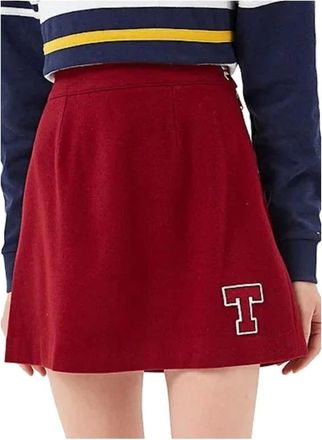 Tommy Hilfiger TJW Rok - Dames - Rokken - Rood - Maat: XS