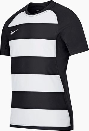 Nike Mens Rugby T-Shirt Crew Neck Raglan Sleeve Jersey - Black/Multi - Size: 40