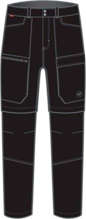 Mammut Zinal Hybrid Zip Off Pants Zip-Off-Hose f&uuml;r Herren | schwarz